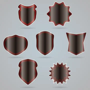 Vector vintage labels Stock Illustration