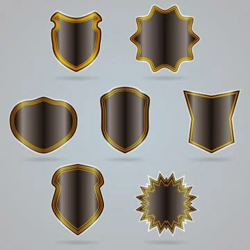 Vector vintage labels Stock Illustration