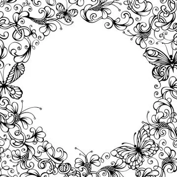 Vector vintage nature background. Stock Illustration