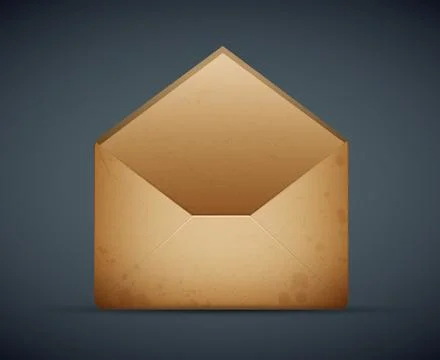 Vector of an vintage old envelope Illustration