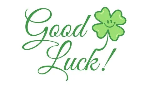 Vector vintage poster with clover for Patrick's day. Green lucky clover and.. Stock Illustration