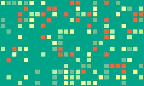 Vector vintage rectangle paint. Creative wide texture collection. Childish .. Stockillustratie