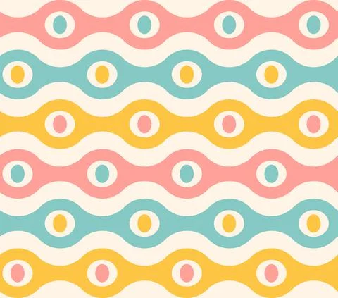 Vector vintage seamless abstract pattern Illustrazione stock