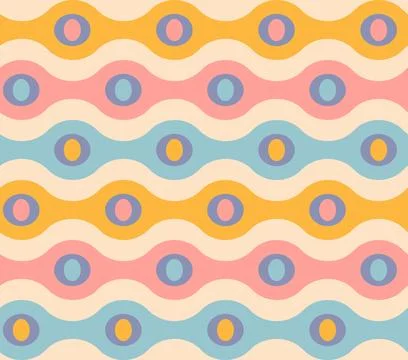 Vector vintage seamless abstract pattern Иллюстрация