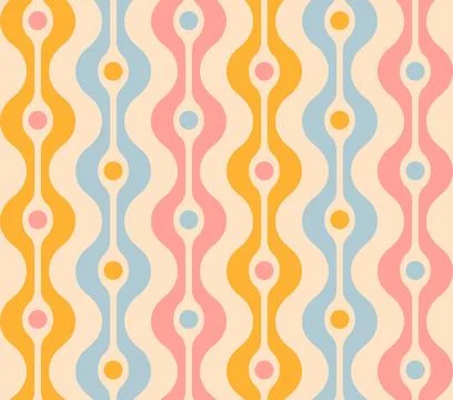 Vector vintage seamless abstract pattern Stock-Illustration