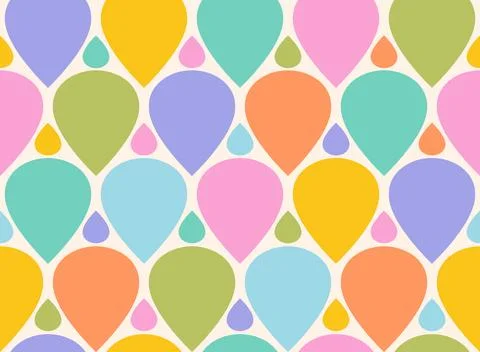 Vector vintage seamless pattern for Christmas or birthday. Retro funny patt.. Stock Illustration