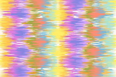 Vector vintage seamless pattern in Ikat style. Vector pattern for holidays .. Illustrazione stock