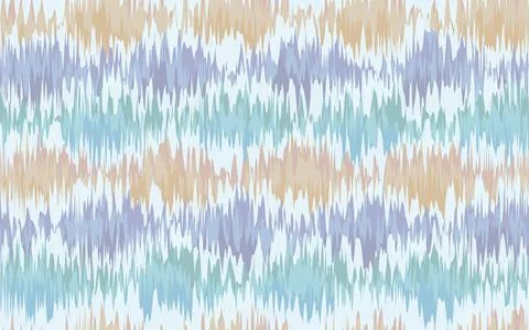 Vector vintage seamless pattern in Ikat style. Vector pattern for holidays .. Stock Illustration