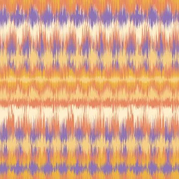 Vector vintage seamless pattern in Ikat style. Vector pattern for holidays .. Stock Illustration