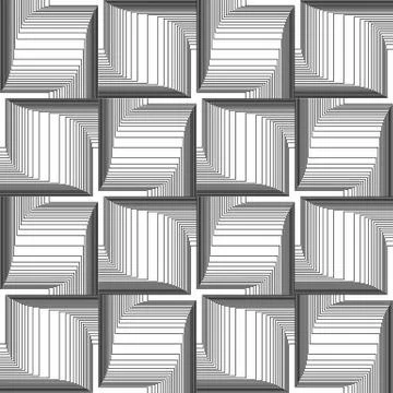 Vector vintage striped elements background Stock Illustration