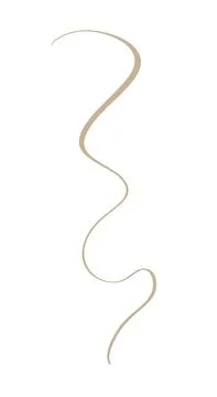 Vector vintage vertical wave line. Calligraphy divider and separator, swirl and Stock Illustration