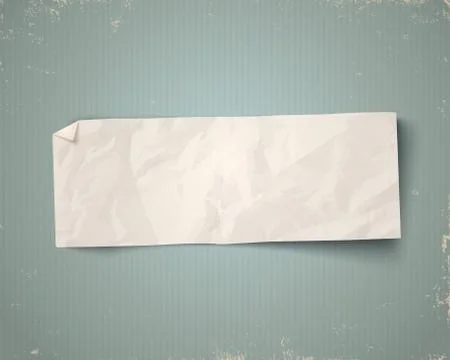 Vector vintage white paper Illustrazione stock