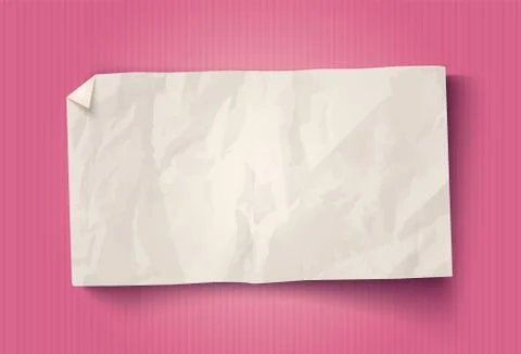 Vector vintage white paper Stock Illustration