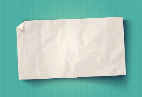 Vector vintage white paper Stock Illustration