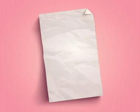 Vector vintage white paper Stock Illustration