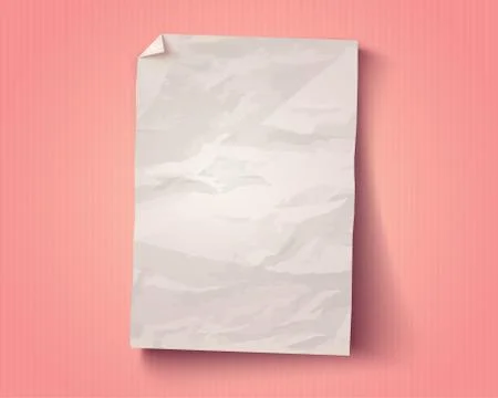 Vector vintage white paper イラスト素材