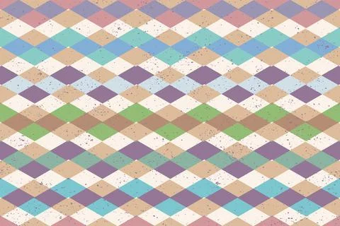 Vector vintage zig zag seamless pattern for Christmas or birthday. Retro funn Stock Illustration