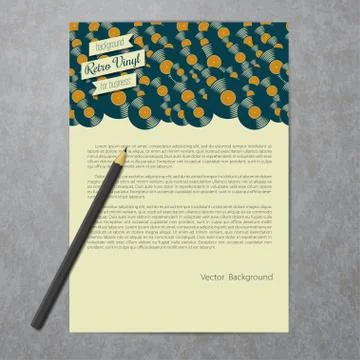 Vector vinyl record icon Stock Illustration