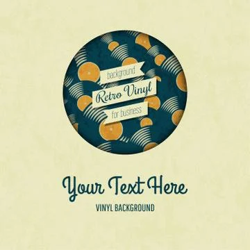 Vector vinyl record icon Stock Illustration