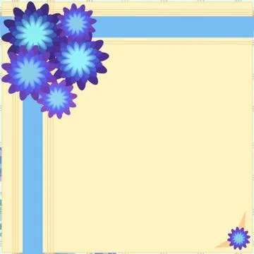 Vector violet and orange template greeting card Stock Illustration