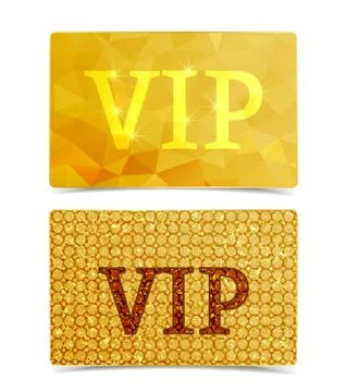 Vector vip cards Stock Illustration