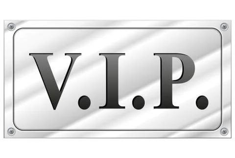 Vector vip sign Stock Illustration