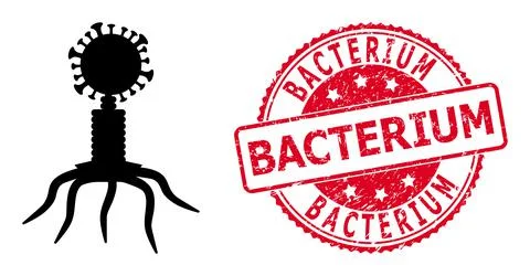 Vector Viral Agent Flat Icon Symbol Stock-Illustration