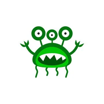 Vector virus isolated on white background, eps10 Stock Illustration