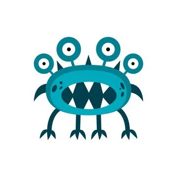 Vector virus isolated on white background, eps10 Stock Illustration