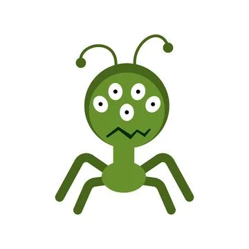 Vector virus isolated on white background, eps10 Stock Illustration