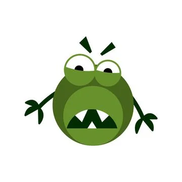 Vector virus isolated on white background, eps10 Stock Illustration
