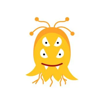 Vector virus isolated on white background, eps10 Stock Illustration