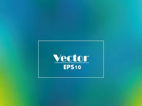Vector vivid blurred emerald green gradient abstract background Stock Illustration