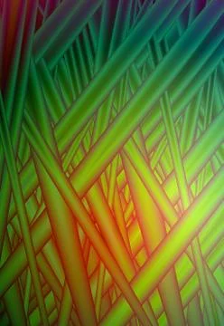 Vector vivid green red grass abstract glitch background for design. Eps10 Stock Illustration
