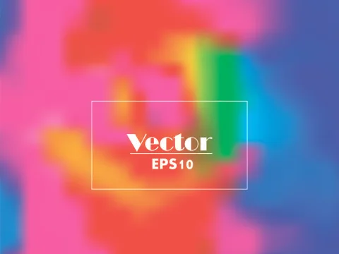 Vector vivid rainbow gradient abstract background Illustrazione stock