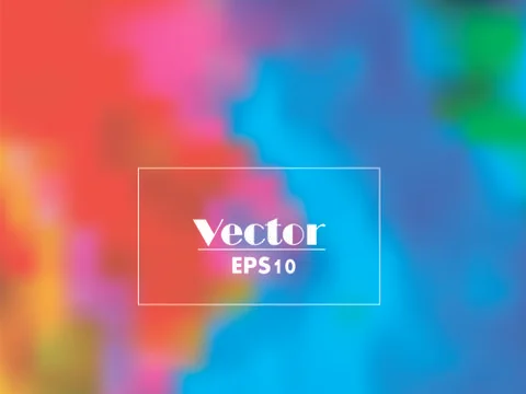 Vector vivid summer colorful gradient abstract background Stock Illustration