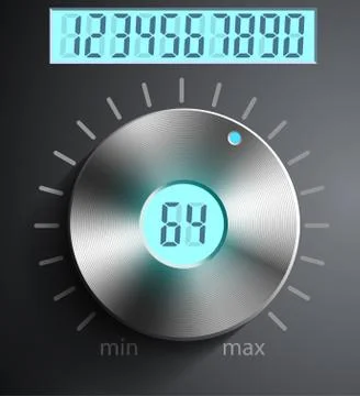 Vector volume control Stock Illustration