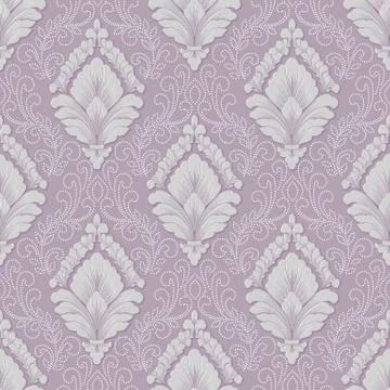 Vector volumetric damask seamless pattern background. Elegant luxury embossed 스톡 일러스트