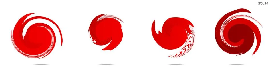 Vector vortex with a white background Illustrazione stock