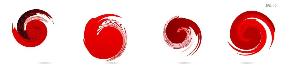 Vector vortex with a white background Stockillustratie