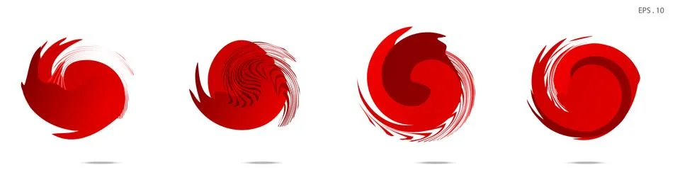 Vector vortex with a white background 库存插图