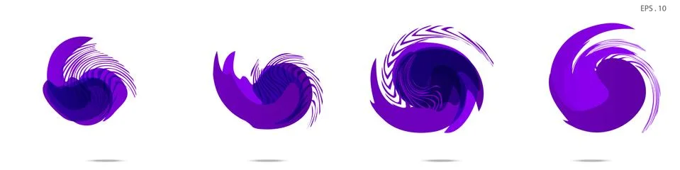 Vector vortex with a white background Illustrazione stock