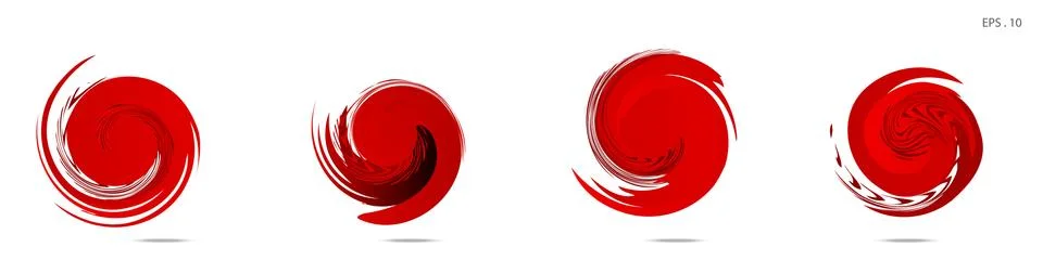 Vector vortex with a white background 库存插图