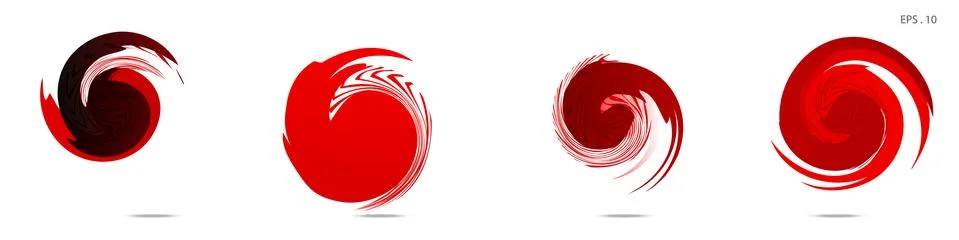 Vector vortex with a white background 库存插图