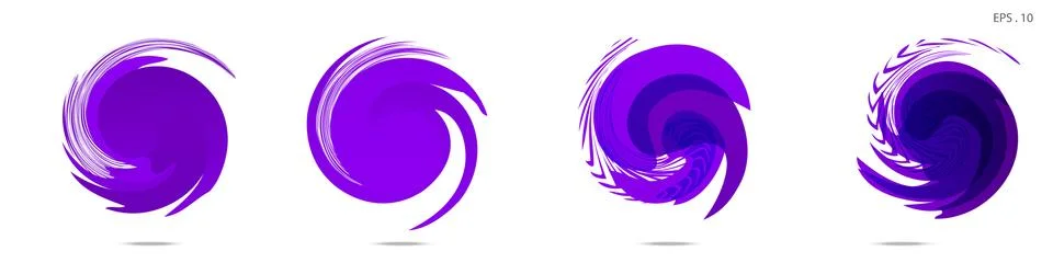 Vector vortex with a white background Illustrazione stock