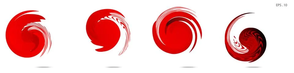 Vector vortex with a white background 스톡 일러스트