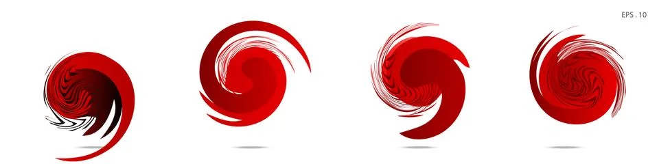 Vector vortex with a white background 库存插图