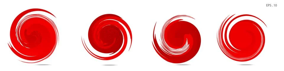 Vector vortex with a white background Stock Illustration