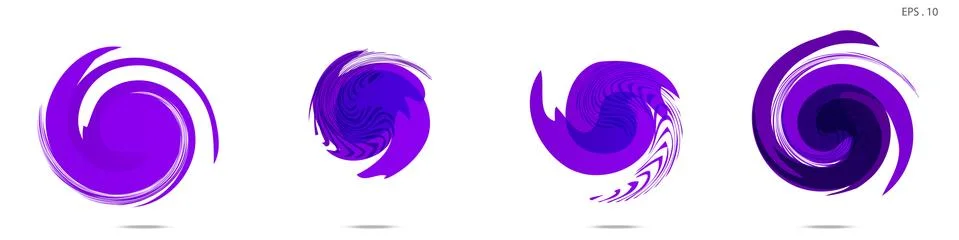 Vector vortex with a white background Illustrazione stock