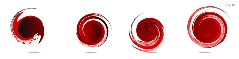 Vector vortex with a white background Illustrazione stock